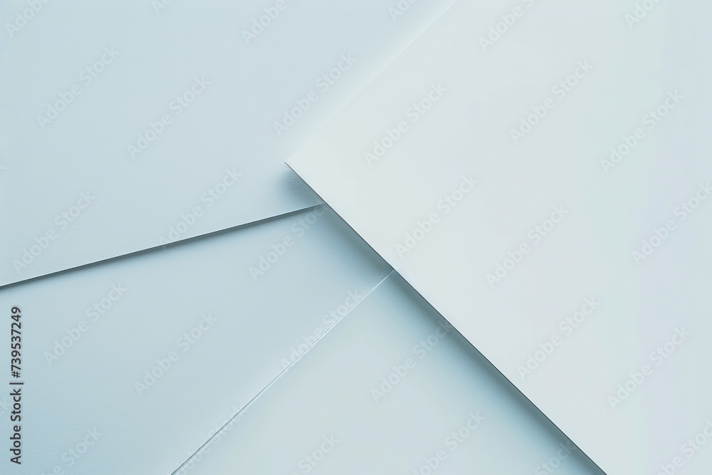 Poster a minimalistic envelope design creates an intriguing abstract pattern against the clean white backgr