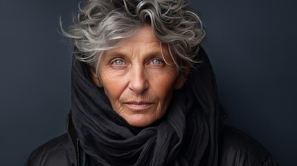 Senior woman portrait for world senior citizens day and international day of older persons
