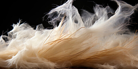 The thin and delicate fibers of ash, like the threads of an ancient artifact that stores the knowl