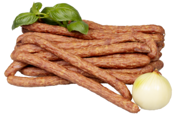 kabanosy wędzone wieprzowe, 
smoked pork sausages