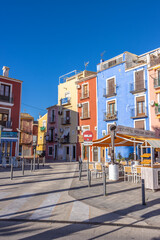 Villajoyosa, Spain - January 6 2024 "Beautiful coastal town in south of Spain"