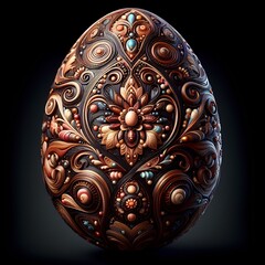 "Colorful Easter eggs symbolize joy and renewal, adding vibrancy to the celebration with their festive hues and intricate decorations."