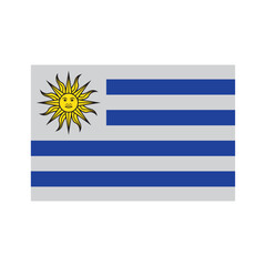 Obraz premium Uruguayan flag icon