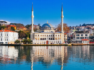 a mosque on the Bosphorus, Istanbul, Turkey