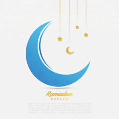 Flat Ramadan Kareem Design 