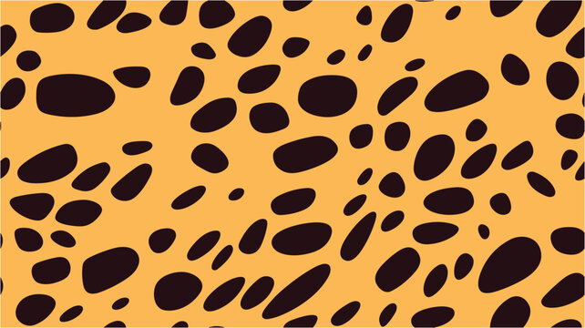 Panther Skin Background. Abstract pattern or background or cover. Abstract circles pattern. Animal Print Leopard. Background Illustration of Cheetah Animal Print. Seamless.