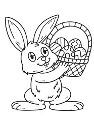 Easter Egg Coloring Fun: Cute Chicks & Bunnies
