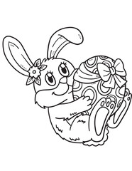 Easter Egg Coloring Fun: Cute Chicks & Bunnies
