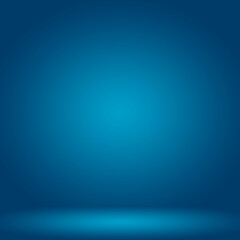 Dark light blue gradient abstract banner background