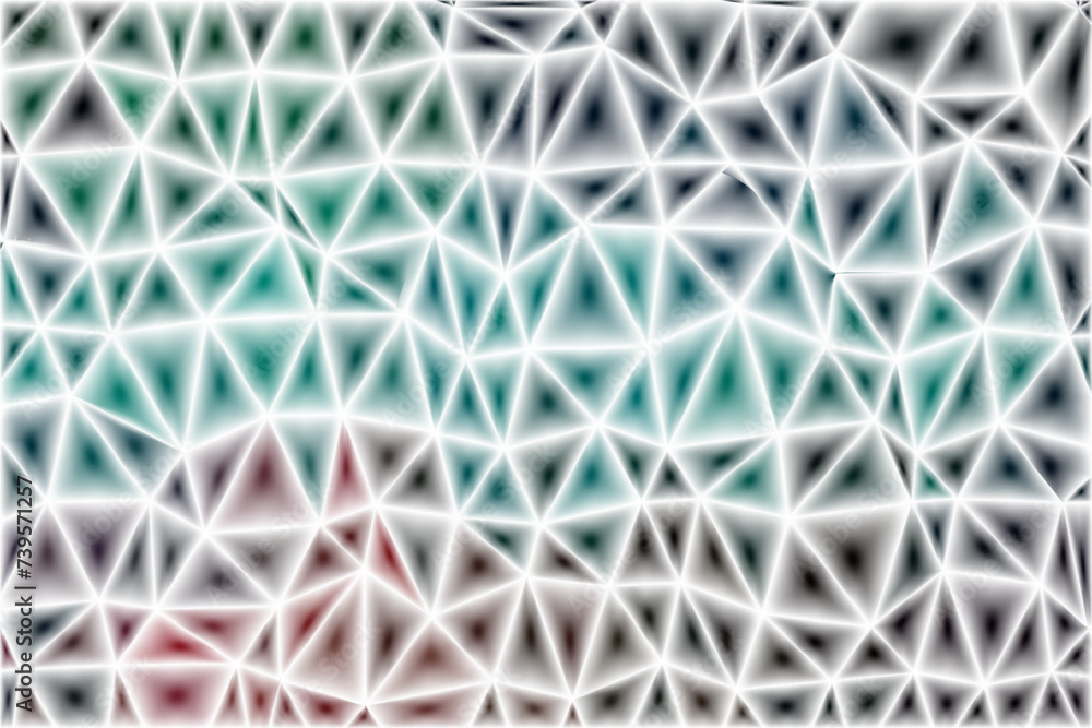 Poster light blurred abstract polygonal texture background vector.