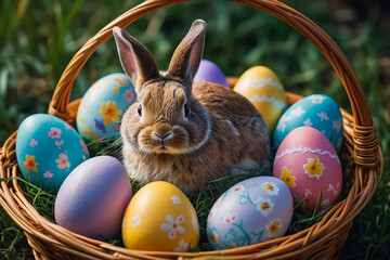 "Colorful Easter Eggs on Wooden Background: Easter Monday Joy"