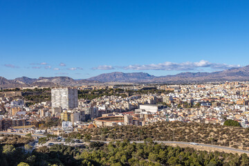Fototapeta na wymiar Alicante, Spain - January 5 2024 