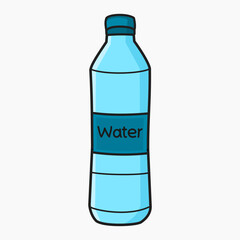 Bottle of water vector isolated 