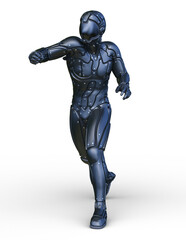 サイバーマン　3DCGレンダリング