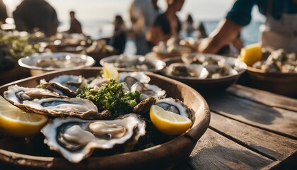 Seaside Fresh Oyster Bar, a fresh oyster bar by the sea, offering the ultimate ocean-to-table