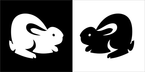 Illustration vector graphics of rabbit icon