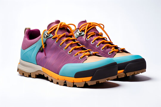 Trekking shoe, product photo of a trakking shoe, make sport, go on a trek with trekking shoes