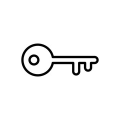 Key icon vector. Key vector icon. Key symbol
