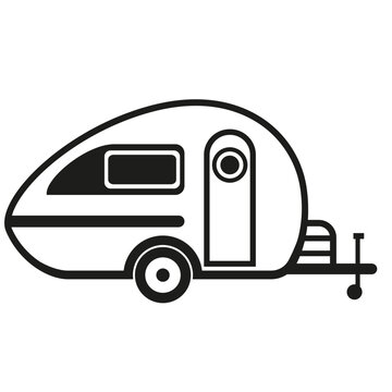 recommend clip art: Camping truck icon