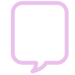 speech bubble shape