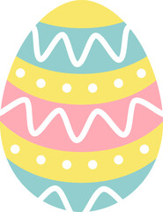 Easter Egg With Pattern