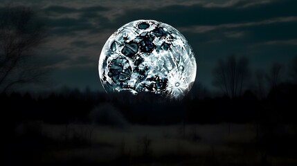 mesmerising full moon photograph, ultra realistic