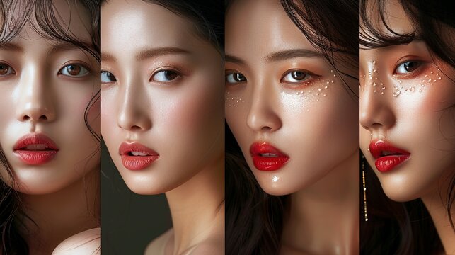 Beauty image of Asian women (skin care, body care, beauty salon)