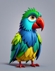 Cartoon Parrot