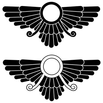 Zoroastrian winged disc