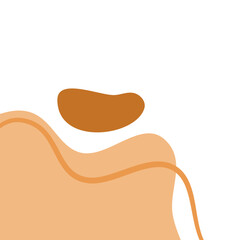 Corner Abstract Waves Border Aesthetic Vector Design