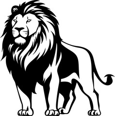 Handdrawn lion king tatto