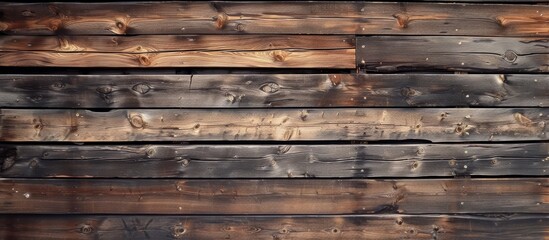 Obraz premium Rustic wooden wall adorned with colorful vibrant flowers background for artistic design