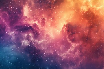 Space-themed abstract background Featuring a blend of cosmic colors and star patterns Ideal for imaginative projects Wallpapers Or scientific presentations.
