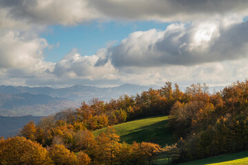 autumn in the mountains