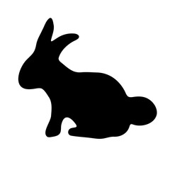 Rabbit silhouette