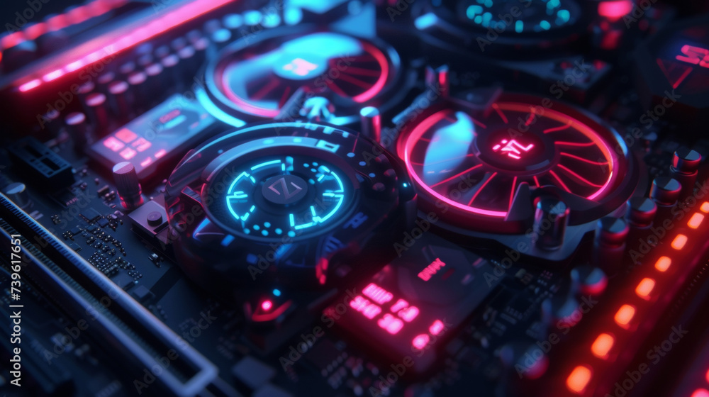 Poster the various speeds and modes indicated by symbols and lights on the fans control panel giving the us