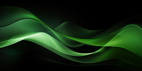 Fototapeta premium Gradient abstract made with green and black. Abstract background or wallpaper