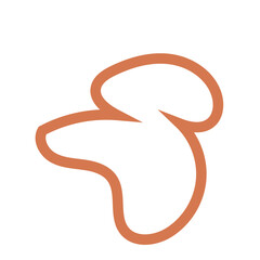 Colourful Abstract shapes outlines