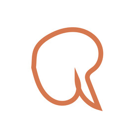 Colourful Abstract shapes outlines