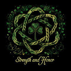 Strength and Honor print