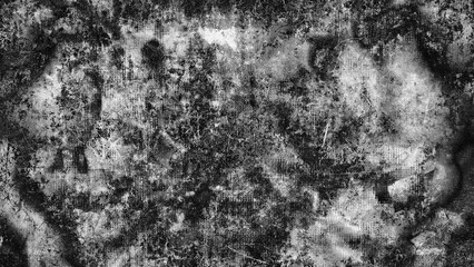 Abstract grunge monochromatic painterly background with heavily distressed texture