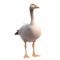 Goose  Cartoon Character Illustration Art SVG Generative AI.