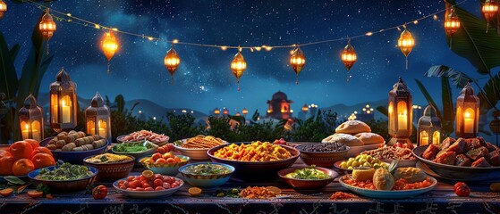 Eid al-Adha Feast Table Setting

