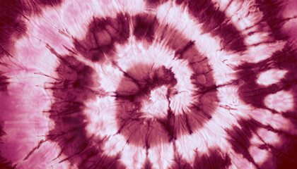 Hypno Spiral. Coral Dyed Hand. Purple Swirl Pattern. Psychedelic Pattern. Bleached Spiral. Fabric...