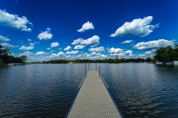lake and sky
