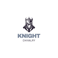Knight warrior helmets, heraldry armor of gladiator and royal guardian, vector heraldic icons