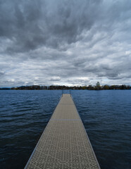 pier on the lake