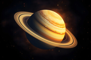 Saturn in sppace, picture of saturn in space, planet with rings, ringged planet