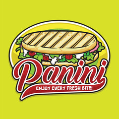 Panini Logo Vector Design with Slogan