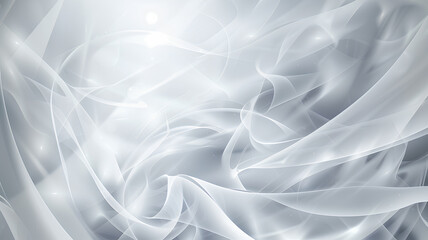 Fototapeta premium Elegant monochrome background with a flowing wave pattern creating a sense of movement and softness. 